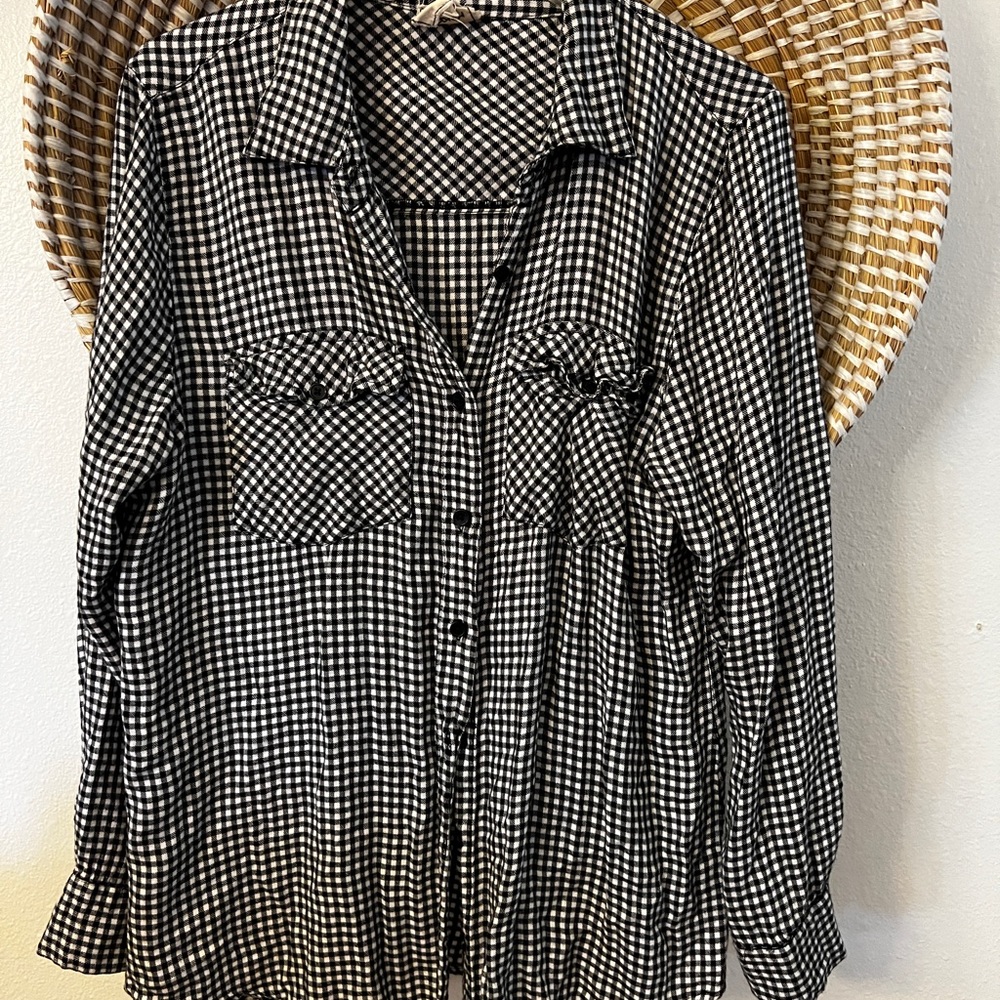 Plaid Button Up Shirt